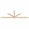 Ekena Millwork Redmond Smooth Timber Gable Bracket, Douglas Fir, 96"W x 36"H x 1 1/2"D x 3 1/2"F, 9/12 Pitch GBW096X36X0204RED00SDF - alternate 4